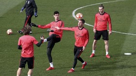 FOTO: Jelang Penentuan Real Madrid vs Ajax di Liga Champions
