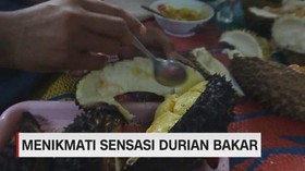 Menikmati Sensasi Durian Bakar