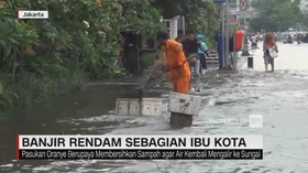 Ratusan Rumah di Cengkareng Terendam Banjir