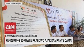 Pendukung Jokowi & Prabowo Ajak Kampanye Damai
