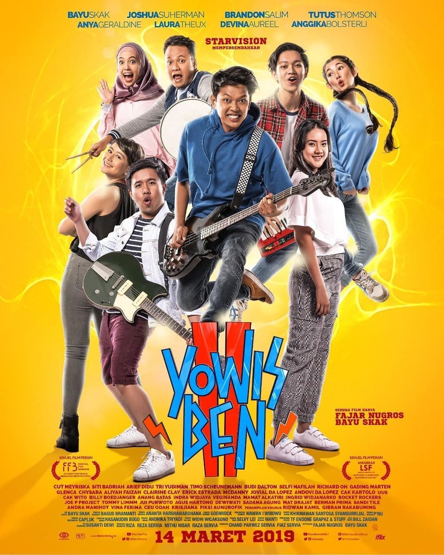 Yowis Ben 2 7 Rekomendasi Film yang Akan Tayang Maret 2019