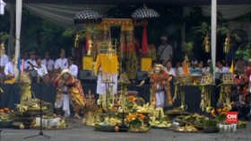 VIDEO: Jelang Nyepi, Umat Hindu Gelar Upacara Pencaruan