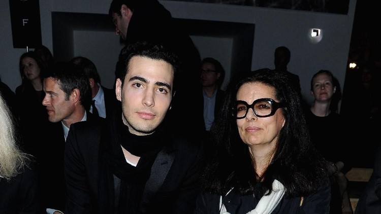 PARIS, FRANCE - MARCH 04:  Jean-Victor Bettencourt-Meyers and Francoise Bettencourt-Meyers attend the Saint Laurent Fall/Winter 2013 Ready-to-Wear show as part of Paris Fashion Week on March 4, 2013 in Paris, France.  (Photo by Pascal Le Segretain/Getty Images)