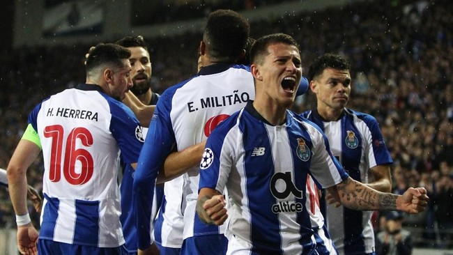 FC Porto melaju ke babak perempat final Liga Champions 2018/2019 setelah menang 3-1 atas AS Roma setelah melewati babak perpanjangan waktu.