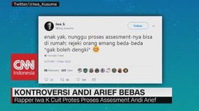 Andi Arief Pulang, Iwa K Protes