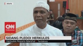 Herkules Dituntut Hukuman 3 Tahun Penjara