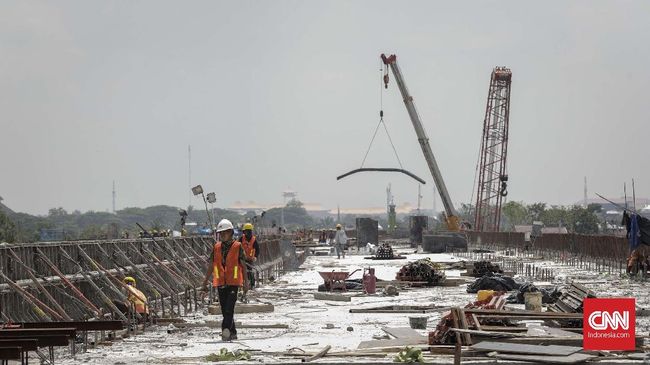 BPS mencatat harga grosir bahan konstruksi di Indonesia turun 0,11 persen pada Maret 2020.