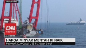 Harga Minyak Mentah RI naik