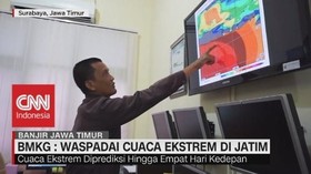 BMKG Waspadai Cuaca ekstrem di Jatim
