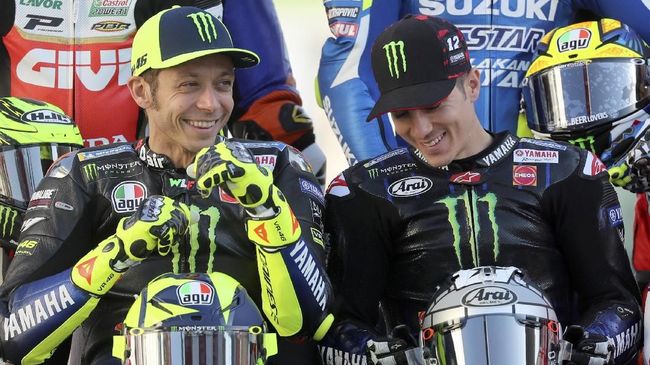 Rossi Anggap Motor Yamaha Untungkan Vinales