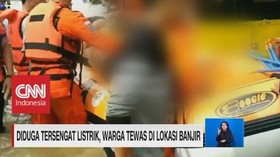 Diduga Tersengat Listrik, Warga Tewas di Lokasi Banjir