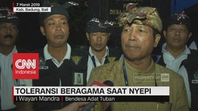 Toleransi Beragama saat Nyepi