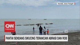 Terancam Abrasi & Rob, Pantai Sendang Sikucing Tetap Digemari