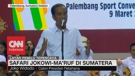 Safari Jokowi-Ma'ruf di Sumatera