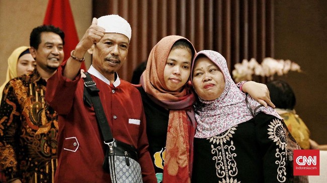 Siti Aisyah dibayangi status tidak bebas murni dalam kasus pembunuhan Kim Jong-nam. Masih bisa didakwa jika ditemukan bukti baru.