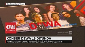 Konser Dewa 19 Ditunda