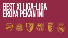 INFOGRAFIS: Best XI Liga-liga Eropa Pekan Ini
