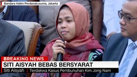Siti Aisyah Tiba di Tanah Air