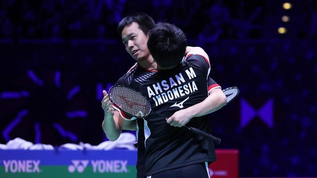 Mohammad Ahsan/Hendra Setiawan tidak menyangka dapat meraih kemenangan telak atas ganda China Li Junhui/Liu Yuchen dalam semifinal Singapura Terbuka 2019.