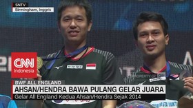 Ahsan Hendra Bawa Pulang Gelar Juara