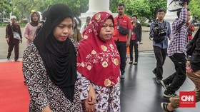 Usai Bebas, Siti Aisyah Temui Jokowi di Istana