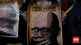 700 Hari Kasus Novel, KPK Gelap dan Diam 700 Detik