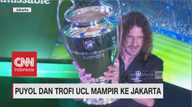 Puyol & Trofi UCL Mampir ke Jakarta