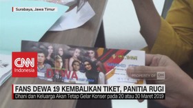 Fans Dewa 19 Kembalikan Tiket, Panitia Rugi Rp 400 Juta