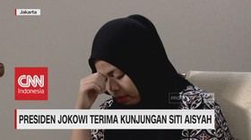 Jokowi Terima Kunjungan Siti Aisyah