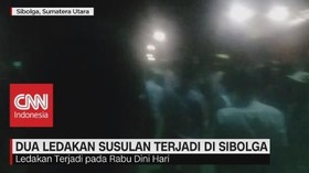 Dua Ledakan Susulan Terjadi di Sibolga Rabu Dini Hari
