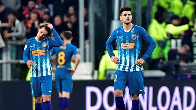 Penyerang Atletico Madrid, Antoine Griezmann, merasa jengkel gagal lolos ke perempat final Liga Champions usai kalah 0-3 dari Juventus di Stadion Allianz.