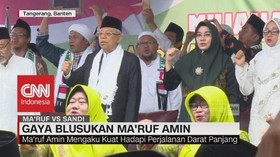 Blusukan, Ma'ruf Amin Mengaku Rajin Berolahraga