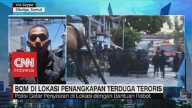 Bom di Sibolga, Polisi Menyisir Lokasi dengan Bantuan Robot