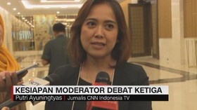 Kesiapan Moderator Debat Ketiga