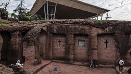 FOTO: Gereja-gereja Batu di Ethiopia yang Terancam Hilang