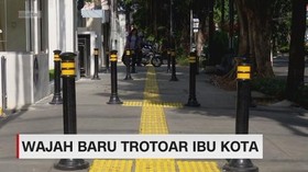 Wajah Baru Trotoar Ibu Kota