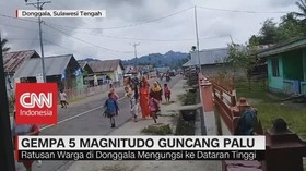 Gempa 5 Magnitudo Guncang Palu