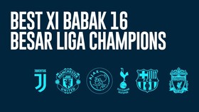 INFOGRAFIS: Best XI Babak 16 Besar Liga Champions