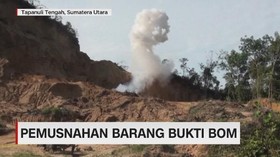 Pemusnahan Barang Bukti Bom