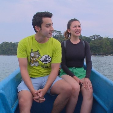 Michelle Joan & Aliff Alli Seru-seruan di Pangandaran