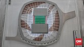 FOTO: Jakarta International Stadium, Calon Kandang Persija Pembangunan Jakarta International Stadium (JIS) yang berlokasi di Kawasan Taman BMW, Tanjung Priok, Jakarta Utara sudah dimulai pada Kamis (14/3).