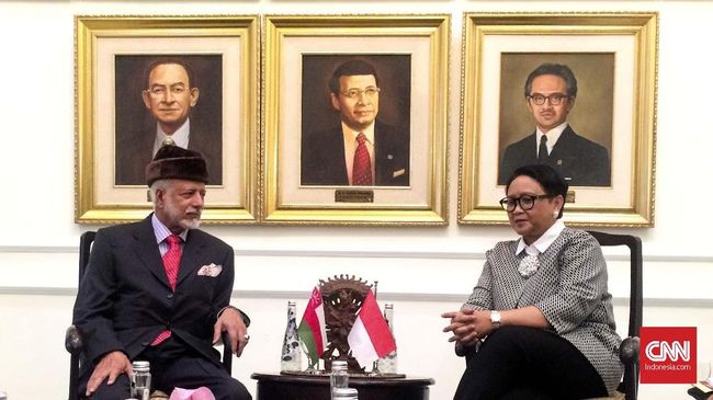 Konflik Palestina-Israel, RI-Oman Dukung Solusi Dua Negara