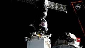 VIDEO: Sempat Gagal, Roket Soyuz Akhirnya Mendarat di ISS