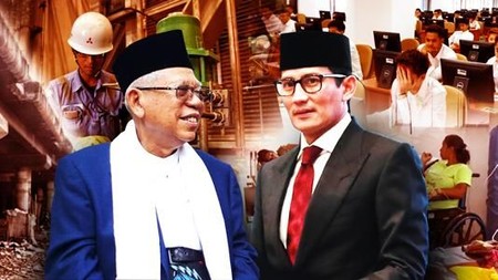 Adu Ide Ma'ruf vs Sandiaga