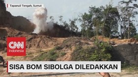 Sisa Bom Sibolga Diledakkan