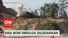 Sisa Bom Sibolga Diledakkan