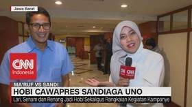 Vlog: Ini Hobi Cawapres Sandiaga Uno