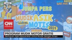 Program Mudik Motor Gratis Kembali Dibuka