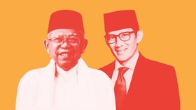 Live Streaming Debat Cawapres Ma'ruf vs Sandi, Simak di Sini