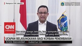 Ucapan Belasungkawa Gubernur Jakarta Untuk Christchurch